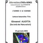 GIOVANNI ALIOTTA – Letture botaniche:  Iris (Societá dei Naturalisti)