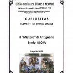 ENNIO ALOJA – Il “Mistero” di Antignano