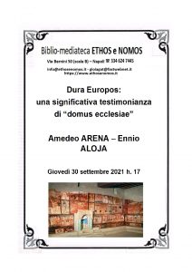 AMEDEO ARENA – ENNIO ALOJA: Dura Europos, una significativa testimonianza di “domus ecclesiae”