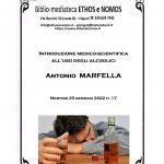 ANTONIO MARFELLA - Introduzione medico-scientifica all'uso di alcoolici