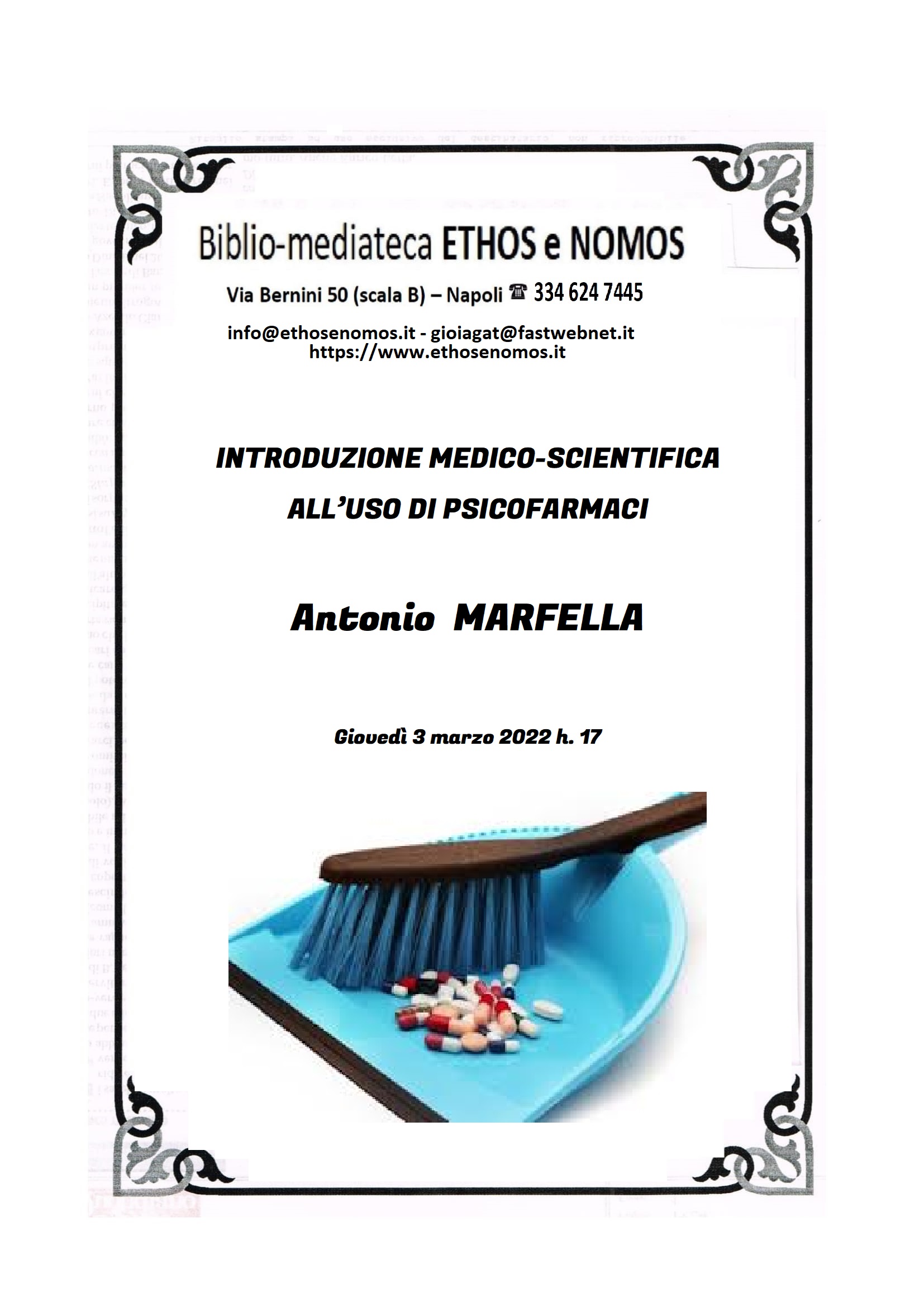 ANTONIO MARFELLA -  Introduzione medico-scientifica all'uso di psicofarmaci