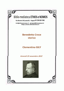 Clementina GILY – Benedetto Croce storico