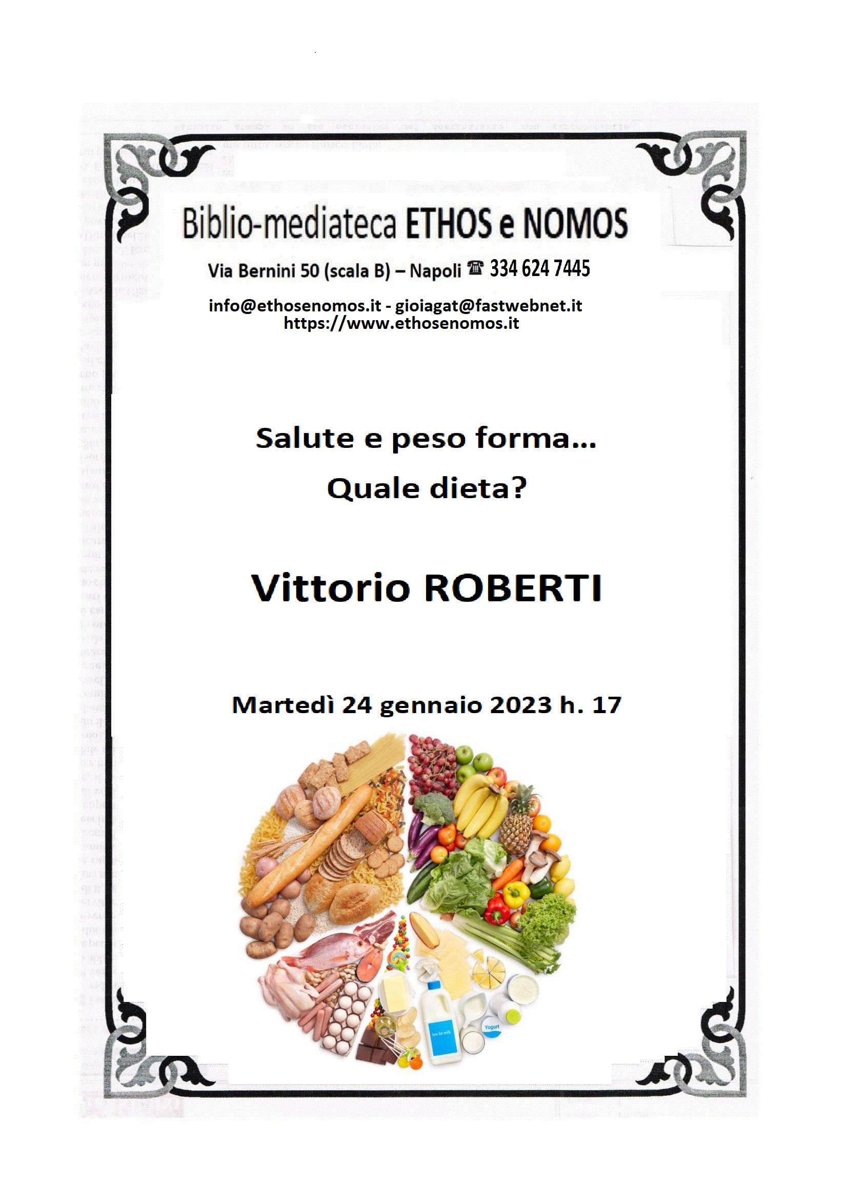 Vittorio ROBERTI - Salute e peso forma… quale dieta?