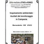Benedetto DE VIVO  -  Inquinamento ambientale: risultati monitoraggio in Campania