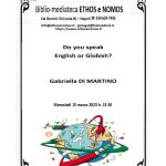 Gabriella  DI MARTINO  -  Do you speak Enghlish or Globish?"