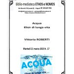 Vittorio ROBERTI  - Acqua elisir di lunga vita