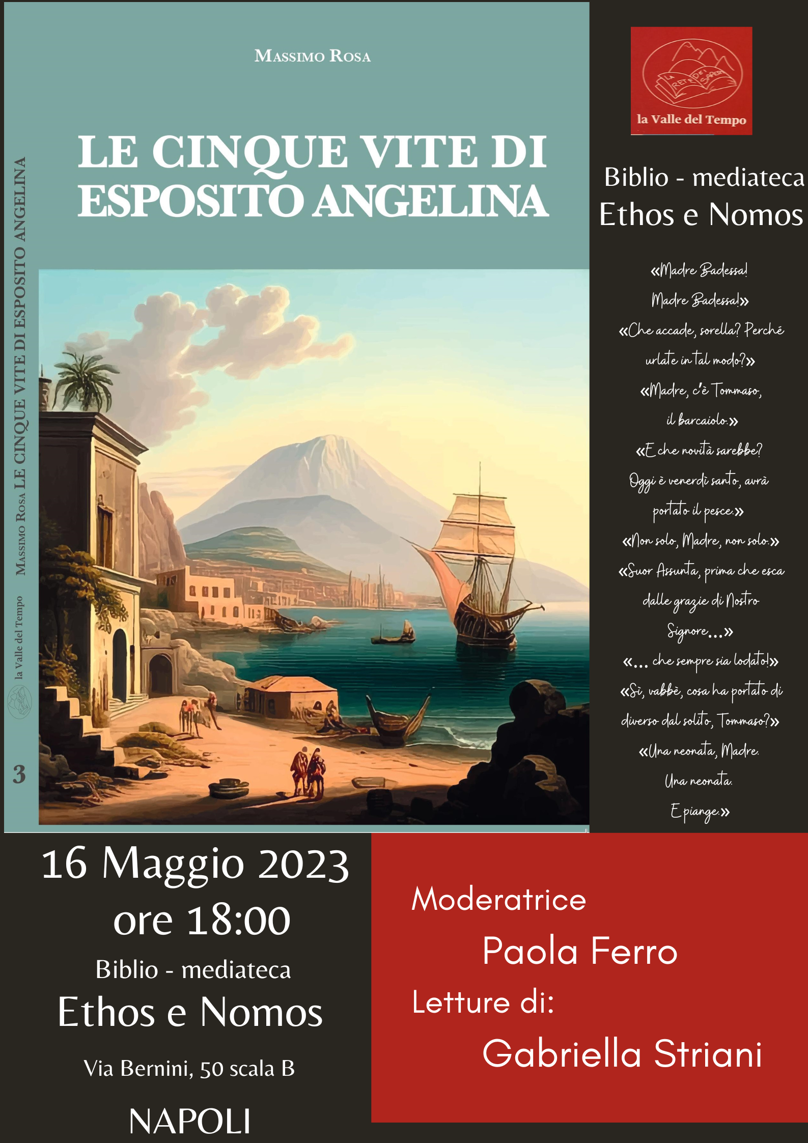 Massimo ROSA -  Presentazione romanzo storico “Angelina Esposito e le sue 5 vite”