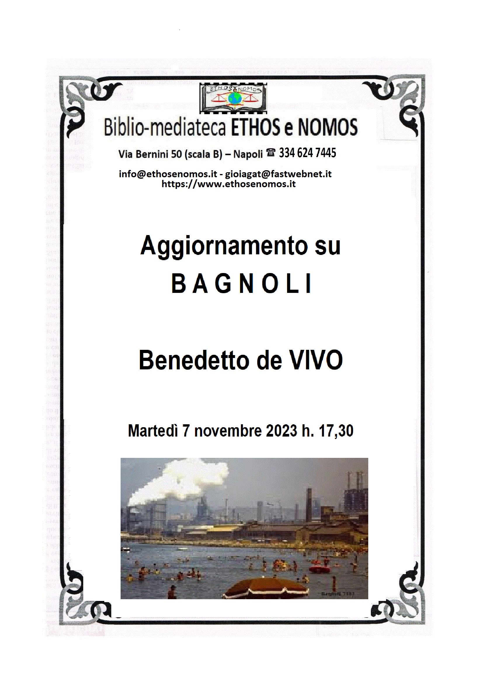 Benedetto de Vivo - Aggiornamento su Bagnoli