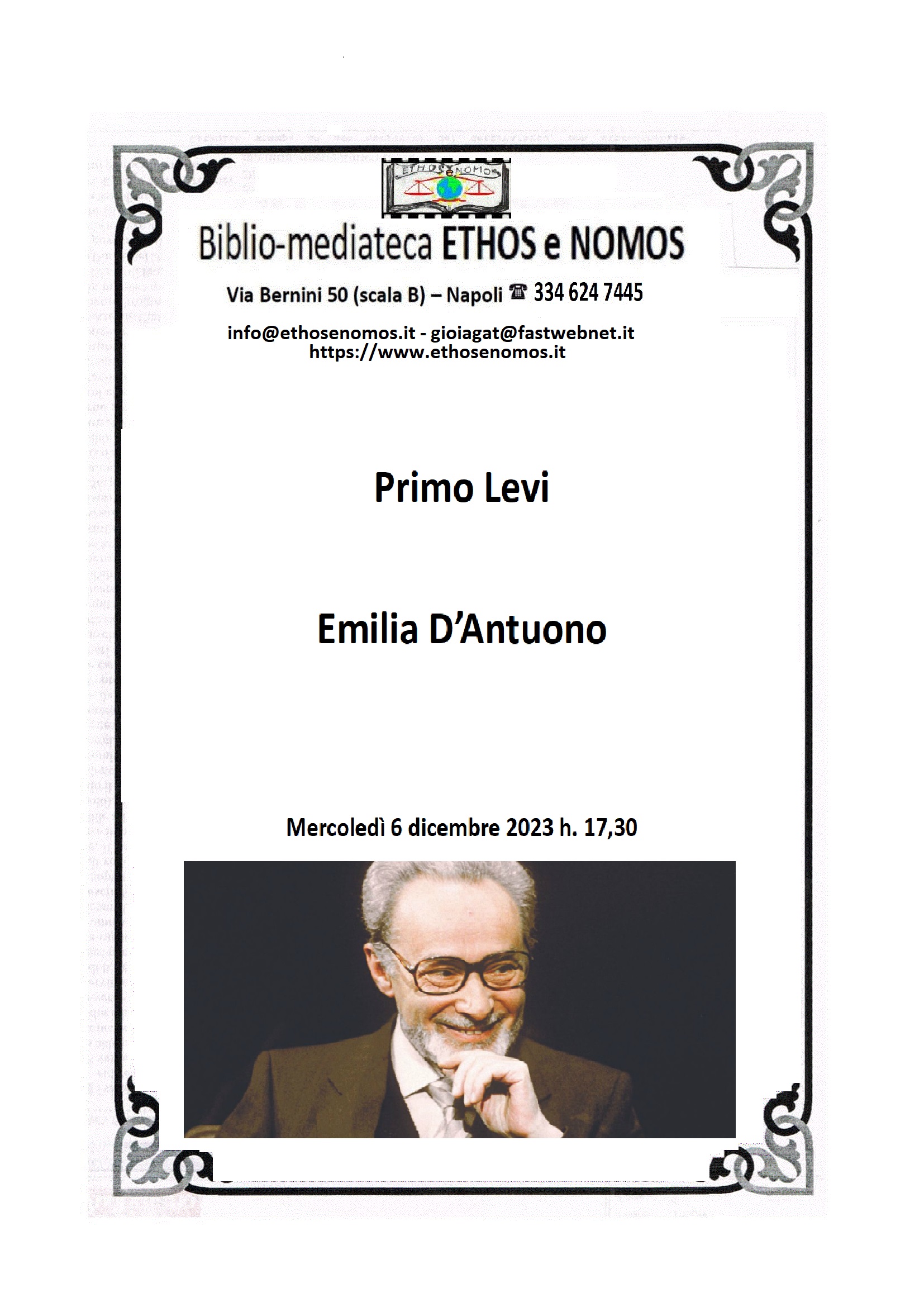 Emilia d'Antuono - Primo Levi