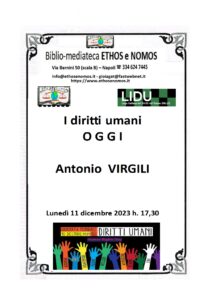 Antonio Virgili – Diritti umani oggi