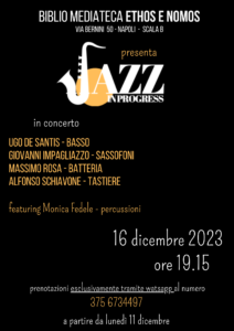 Concerto jazz 16 dic. 2023