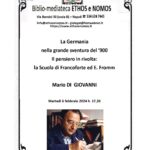 Mario di Giovanni - La Scuola di Francoforte ed E. Fromm