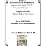 Carlo Montinaro - L'importanza della Scuola Medica Salernitana