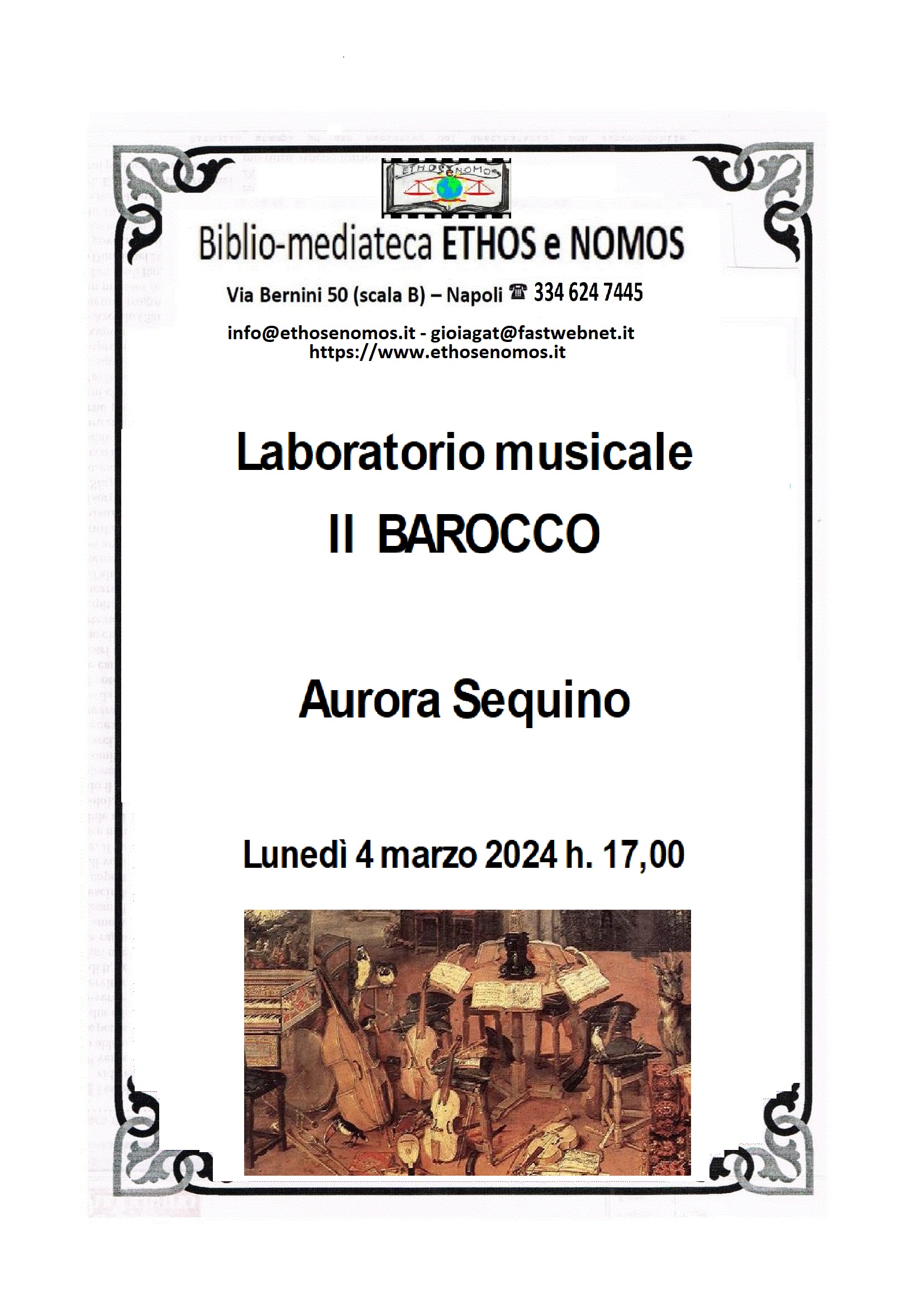 Aurora Sequino - Laboratorio musicale: Il Barocco musicale