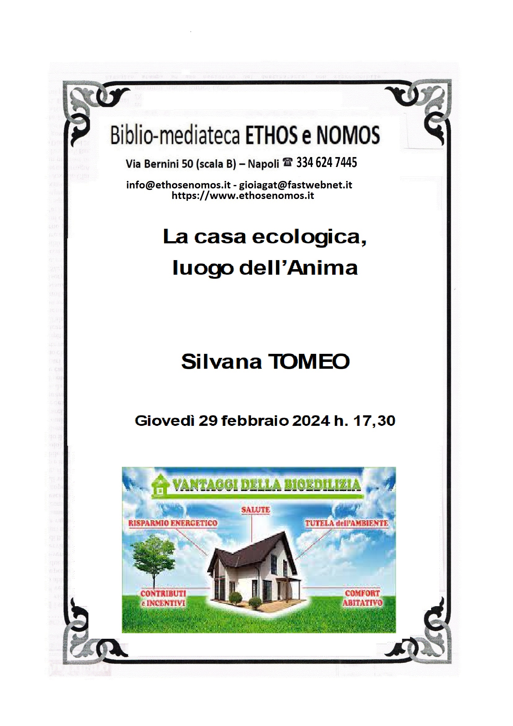Silvana Tomeo - La casa ecologica, luogo dell'Anima